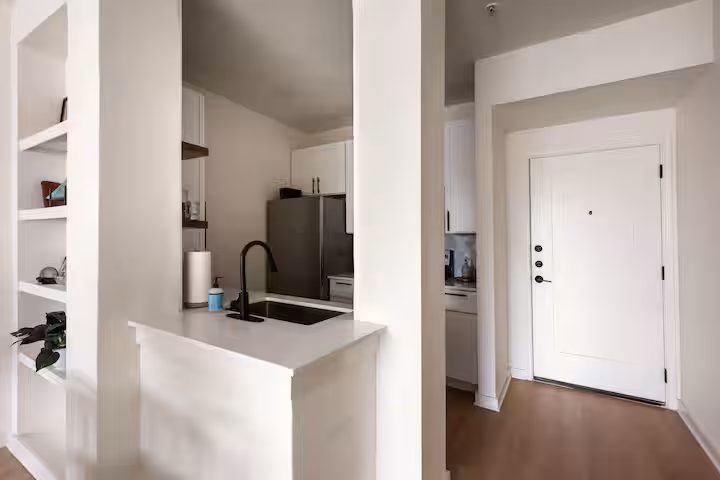 GE front-load in-unit washer and dryer